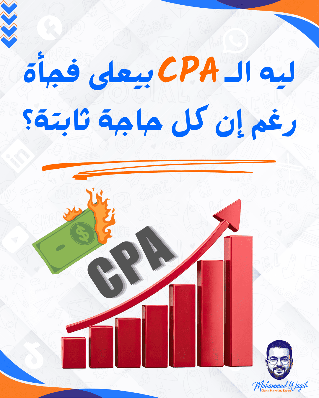 ليه الـ CPA بيعلى فجأة رغم إن كل حاجة ثابتة؟